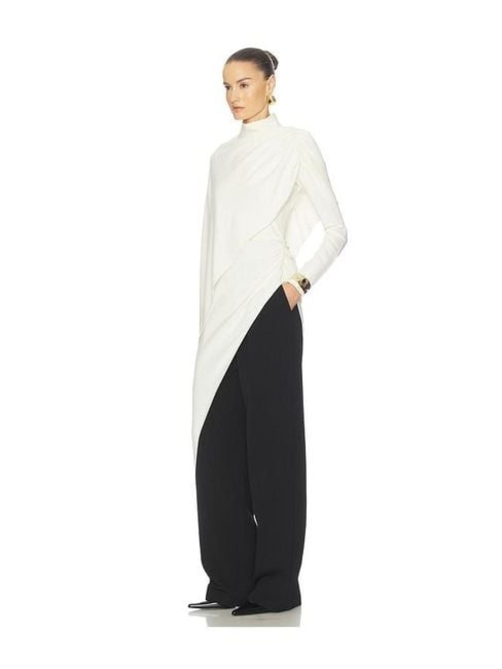 HELSA Women's White The Wilhelmina Cape Top SZ S $399 NEW ! - Picture 4 of 9